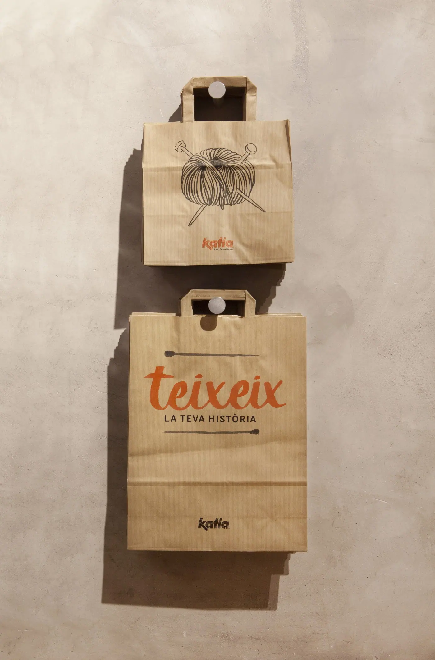 Bolsas de papel del proyecto