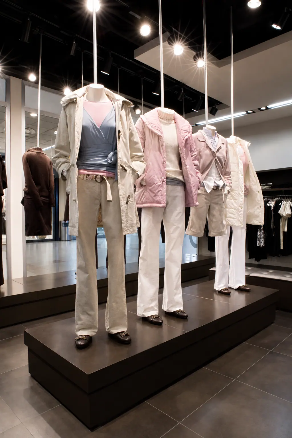 Escaparate interior de moda